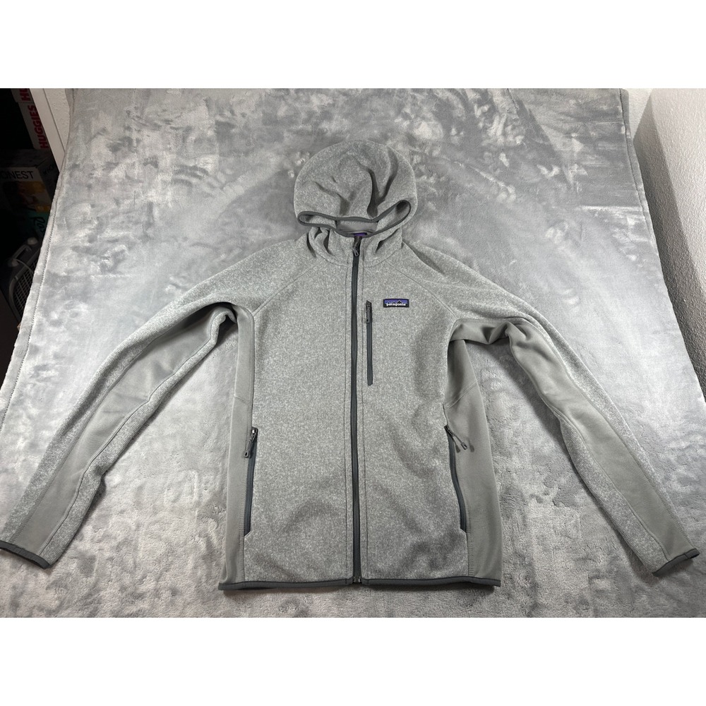 Patagonia Mens Better Sweater Hybrid Hoody Grey Full Zip Fleece Jacket Small